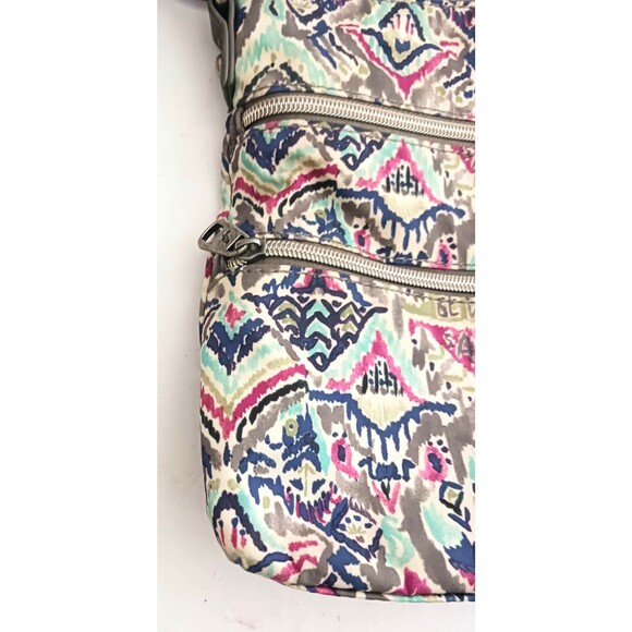 Sakroots Crossbody Artist Circle Printed Nylon Adj Web Strap Lightweight - Picture 10 of 11